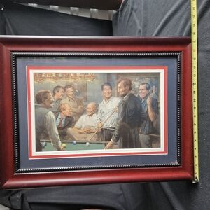 Classic Billiards Art Print in Elegant Frame